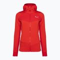 Salewa női trekking pulóver Agner Polarlite kapucnis piros 00-0000028558