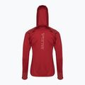 Salewa női gyapjú Agner Hybrid PL/DST FZ Hoody sötétpiros 00-0000027372 2