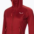 Salewa női gyapjú Agner Hybrid PL/DST FZ Hoody sötétpiros 00-0000027372 3