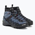 Salewa férfi Wildfire Edge Mid GTX közelítő cipő fekete-kék 00-0000061350 4