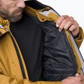 Férfi esőkabát Salewa Fanes 3L Ptx Hemp 2/1 Parka golden brown int.7020 7