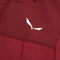 Gyerek trekking pulóver Salewa Agner Melange PL FZ Hoody syrah 3