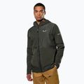 Férfi softshell dzseki Salewa Puez Hemp Dst 2/1 Hyb sötét olívazöld