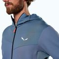 Salewa férfi trekking pulóver Puez Waffle Hyb PL HD java kék 4