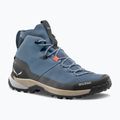 Férfi túracipő Salewa Puez Knit Mid Ptx java blue / black