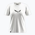 Női póló Salewa Solid Dry white new logo