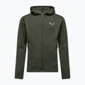 Férfi trekking pulóver Salewa Puez Rocca Polarlite Hood dark olive 5