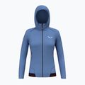 Női trekking pulóver Salewa Pedroc PL Hooded morning blue