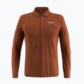 Férfi Salewa Puez Dry L/S ing bombay barna