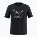 Férfi Salewa Eagle Geometrikus geometrikus black out póló
