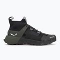 Salewa Wildfire Nxt Knit onyx / dark olive férfi közelítő cipő 2