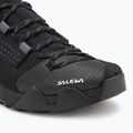 Salewa Wildfire Nxt Knit onyx / dark olive férfi közelítő cipő 7