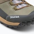 Salewa férfi túrabakancs Puez Leather Mid Ptx bungee kord / onyx 7