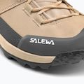 Salewa női túrabakancs Puez Leather Mid Ptx futóhomok / onyx 8