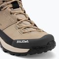 Salewa női túrabakancs Puez Leather Mid Ptx futóhomok / onyx 7