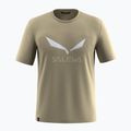 Férfi póló Salewa Solidlogo Dry quicksand
