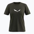 Női póló Salewa Solid Dry dark olive