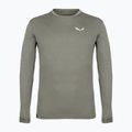 Férfi hosszú ujjú póló Salewa Puez Melange Dry faded green melange