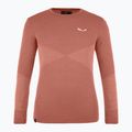 Gyerek termoaktív hosszú ujjú felső Salewa Zebru Med Warm AMR Etruscan Red