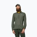 Férfi hosszú ujjú póló Salewa Pedroc Dry Wind Half Zip Tee faded green