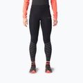 Női futóleggings DYNAFIT Trail Reflective black out