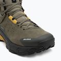 Férfi túracipő Salewa Pedroc 2 Leather Mid PTX faded green/dark olive 7