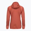 Női trekking pulóver Salewa Agner Hybrid PL/DST FZ Hoody etruscan red melange 2