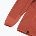 Női trekking pulóver Salewa Agner Hybrid PL/DST FZ Hoody etruscan red melange 4