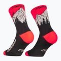 Zokni DYNAFIT Traverse Crew black out ultra coral/6a10