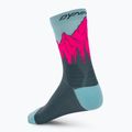 Zokni DYNAFIT Traverse Crew cinder pink glo/6070 2