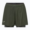Női túrashort Salewa Pedroc DST 2IN1 dark olive int/0870 6