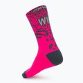 Zokni DYNAFIT Run Wild Crew pink glo 2