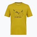 Férfi póló Salewa Eagle Geometric olive oil