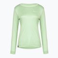 Női túra hosszú ujjú póló Salewa Puez Melange Dry pastel green melange