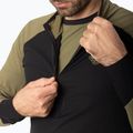 Férfi futópulóver Dynafit Alpine LS 1/2 Zip Tee military green/0910 4