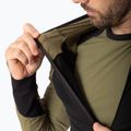 Férfi futópulóver Dynafit Alpine LS 1/2 Zip Tee military green/0910 5