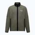 Férfi polár pulóver Salewa Fanes Full Zip faded green