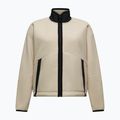 Női polár pulóver Salewa Fanes Full Zip Oatmeal