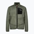 Férfi trekking pulóver Salewa Puez Warm Full Zip faded green