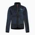 Női túra pulóver Salewa Puez Warm Full Zip blueberry