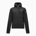 Női polár pulóver Salewa Ortles Fleece Pro Hooded Black Out