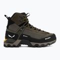Férfi magashegyi cipő Salewa MTN Trainer 3 Tech Mid GTX fakó zöld/erdei éj 2