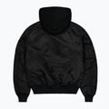 Férfi Alpha Industries MA-1 D-Tec Sleeve Embroidery Bomber fekete/fényvisszaverő kabát 8