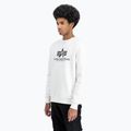 Férfi Alpha Industries Basic fehér melegítőfelső 4