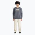 Férfi Alpha Industries Basic szürkefekete melegítőfelső 2