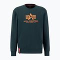 Férfi Alpha Industries Basic sötét petrol színű pulóver 2
