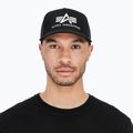 Férfi Alpha Industries Basic Trucker baseball sapka fekete 6