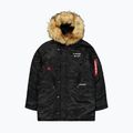 Alpha Industries férfi dzseki N3B Airborne kapucnis fekete 7