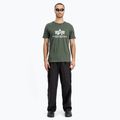 Alpha Industries férfi Basic sötét olajzöld póló 2
