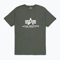 Alpha Industries férfi Basic sötét olajzöld póló 7